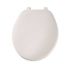 BEMIS Round Closed Front Toilet Seat in White