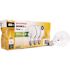 Sylvania 40-Watt G25 E26 Globe Double Life Incandescent Clear Light Bulb in 2700K Soft White Color Temperature (3-Pack)