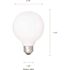 Sylvania 40-Watt G25 Double Life E26 Incandescent Light Bulb in 2850K Soft White Color Temperature (3-Pack)
