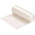Rhino-X 10 Gal. 24 in. x 24 in. Natural High Density Trash Bags 6-Micron, (50 per Roll, 20 Rolls per Case)