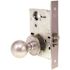 Arrow Lock AM Series 2-3/4 in. Storeroom Mortise Lock Ball Knob BS Dull Chrome