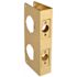 Don-Jo DON-JO WRAP-AROUND, LOCKSET AND DEADLOCK PLATE, 9 IN., BRASS, 2-3/8 IN. BACK SET