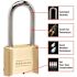 Master Lock Outdoor Combination Lock, 2 in. Shackle, Resettable