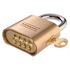 Master Lock 2 in. Body Set-Your-Own Combination Padlock, Key Override
