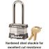 Master Lock No. 3 Steel Laminated Padlock 2 in. L Shackle Keyed Alike No. 0464