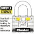 Master Lock No. 3 Steel Laminated Padlock 2 in. L Shackle Keyed Alike No. 0464