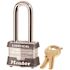 Master Lock Lam Steel Padlock #3 1-9/16 in. Body Long Shackle KA3753