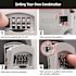 Master Lock 3-1/4 in. W Set Your Own Combination Portable Lock Box