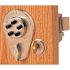 KABA ILCO SIMPLEX 900 PUSHBUTTON LOCK, KEY OVERRIDE, 1 3/4"-2 1/8" THICK, LATCH HOLDBACK, SATIN BRASS