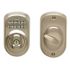 Schlage KEYPAD DEADBOLT PLYMOUTH ADJUSTABLE BACKSET SATIN NICKEL