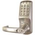 Codelocks Brushed Steel Electronic Keypad Door Lever