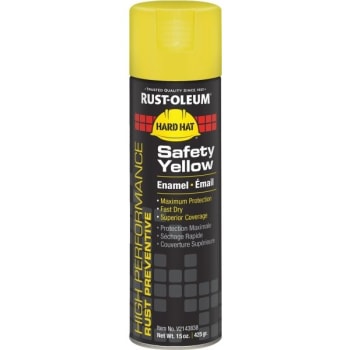 Image for Rust-Oleum High 15 Oz Performance Enamel Gloss Spray Paint - Safety Yellow from HD Supply