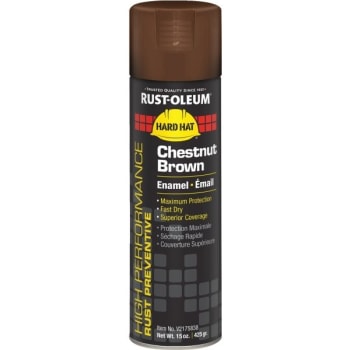 Image for Rust-Oleum 15 Oz High Performance Enamel Gloss Spray Paint - Chestnut Brown from HD Supply