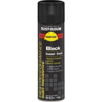 Image for Rust-Oleum 15 Oz High Performance Enamel Gloss Spray Paint - Black from HD Supply