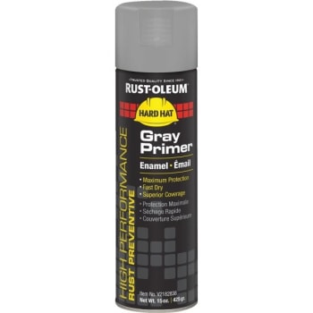Image for Rust-Oleum 15 Oz High Performance Enamel Primer Spray Paint - Gray from HD Supply
