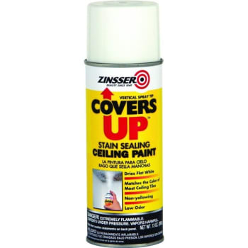 Zinsser 13 Oz Covers Up Ceiling Tile Paint And Primer - White