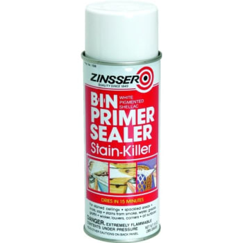 Image for Zinsser 13 Oz B-I-N Shellac-Based Primer Sealer Spray Flat White from HD Supply