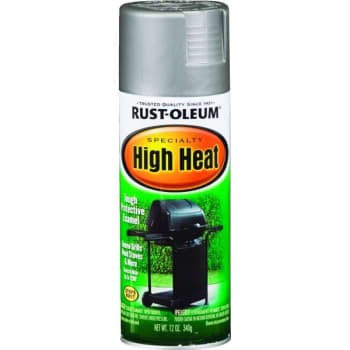 Image for Rust-Oleum 12 Oz High Heat Spray Paint, Flat, Aluminum from HD Supply