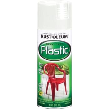 Image for Rust-Oleum 12 Oz Plastic Spray Paint (White) from HD Supply