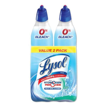 Image for Lysol 24 Oz Toilet Bowl Cleaner w/ Hydrogen Peroxide (2-Pack) from HD Supply