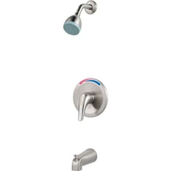 Pfister Series 1-Handle Tub And Shower Trim In Brushed Nickel
