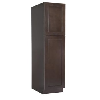 Design House Assembled 18x90x24 In Shaker Style 2 Door Pantry Cabinet Espresso Hd Supply