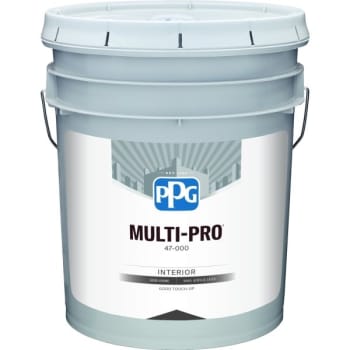 Ppg Multi Pro 5 Gallon Interior Paint  Flat White