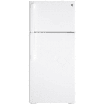 Image for Ge® 16.6 Cubic Feet Top Freezer Refrigerator, White, Optional Icemaker 501233 from HD Supply