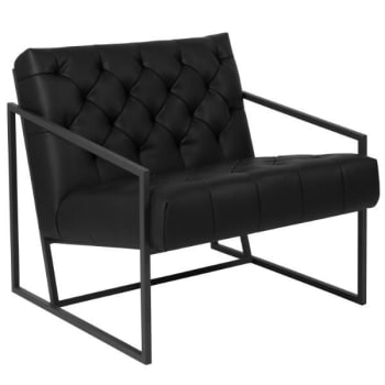 Flash Furniture Trenton 24.25 Inch Contemporary Cappuccino Wood Counter Stool, Black Vinyl Seat