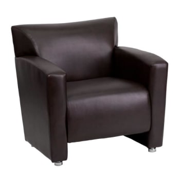 Image for Flash Furniture Hercules Majesty Series Brown Leather Chair from HD Supply