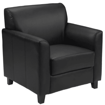 Flash Furniture Hercules Diplomat Series Black Leather Chair