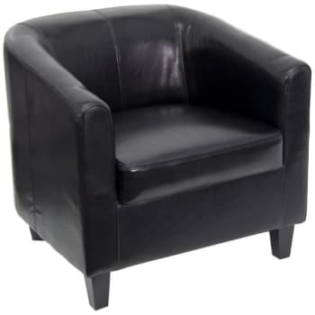 Flash Furniture Black Leather Lounge Chair