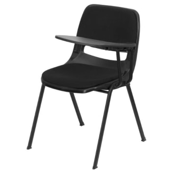 Image for Flash Furniture Black Padded Ergonomic Shell Chair With Left Handed Flip-Up Tablet Arm from HD Supply