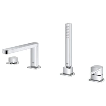Image for Grohe Plus 4-Hole Roman Tub Filler Starlight Chrome from HD Supply
