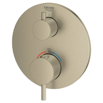 Grohe Atrio New  Dual Function Thermostatic Trim With Control Module In Brushed Nickel