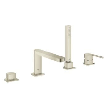 Image for Grohe Plus 4-Hole Roman Tub Filler Brushed Nickel from HD Supply