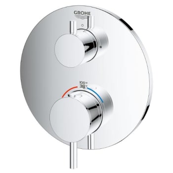 Grohe Atrio New Dual Function Thermostatic Trim With Control Module In Starlight Chrome