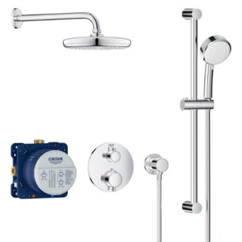 Image for Grohe Grohtherm Round Thm Shwr Set Starlight Chrome from HD Supply