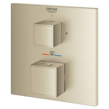 Image for Grohe Grohtherm Cube Dual Func Thm Trim Bn from HD Supply