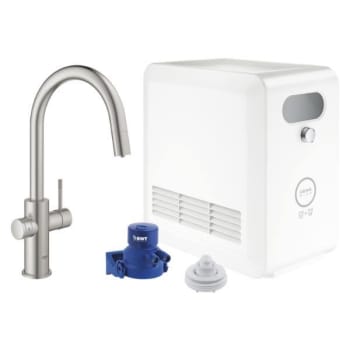 Image for Grohe Grohe Blue Professional C-Spout Starter Kit In Supersteel from HD Supply