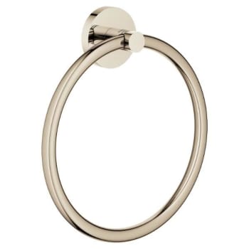 Grohe Essentials Towel Ring Polished Nickel