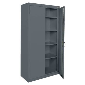 Muscle Rack 36 W X 72 H X 18 D Steel Freestanding Garage Cabinet,Charcoal