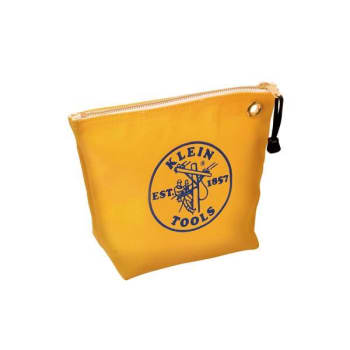 Klein Tools® Canvas Zipper Bag, 10" L, Yellow