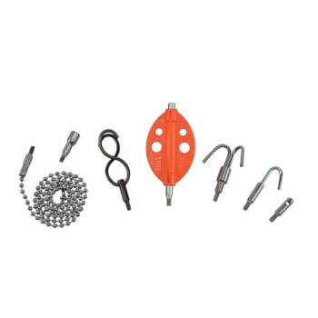 Klein Tools® Fish Rod Attachment Set, 7-Pieces