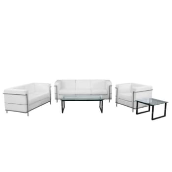 Flash Furniture Hercules Regal Series Reception Set In White