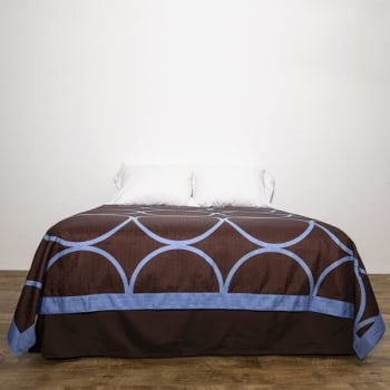 Image for Valley Forge Fabrics Doublesided Printed Coverlet Infinity Ocean King Case Of 6 from HD Supply