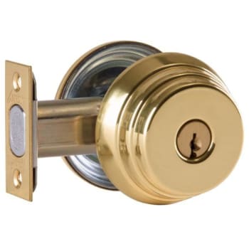Image for Arrow™ E Series  Double Cylinder Deadbolt, C Keyway, Bright Brass from HD Supply