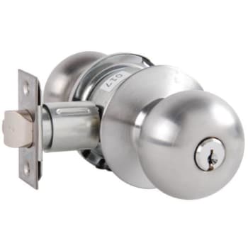 Image for Arrow™ Mk Series  Storeroom Function Cylindrical Lockset, C Keyway, Satin Chrome from HD Supply