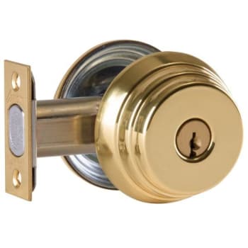 Image for Arrow™ E Series  Double Cylinder Deadbolt, A Keyway, 2-3/8 Backset, Brass from HD Supply