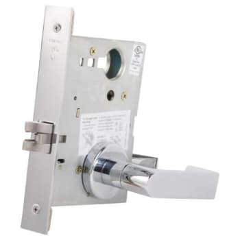 Image for Schlage® L Series Passage Mortise Lock, Keyless, 06 Lever,  Bright Chrome from HD Supply